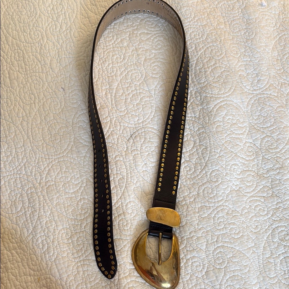 Stylish Black and Gold Women's Belt